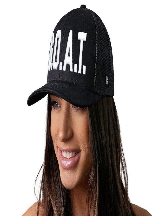 قبعة هاكا غوت السوداء - أفضل قبعة شبكية قابلة للتعديل للرجال والنساء ولاعبي الغولف، تصميم رائع لقبعة البيسبول. - Image 4